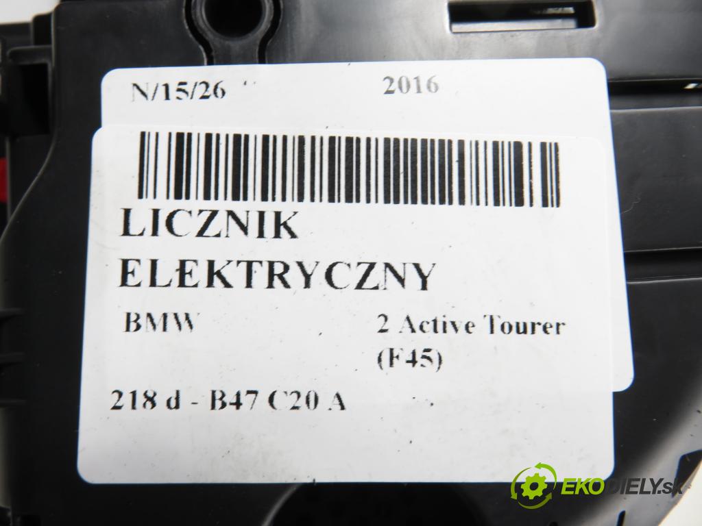 BMW 2 Active Tourer (F45) MINIVAN 2016 110,00 218 d 150 - B47 C20 A 1995,00 Prístrojovka elektrický 9295445