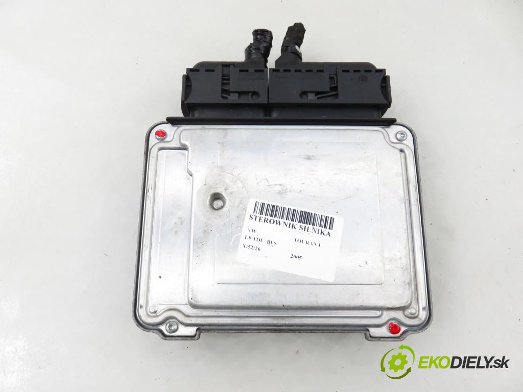 VW TOURAN (1T1, 1T2) MINIVAN 2005 77,00 1.9 TDI - BLS 1896,00 Riadiaca jednotka Motor 0281012737 ; 03G906021DM