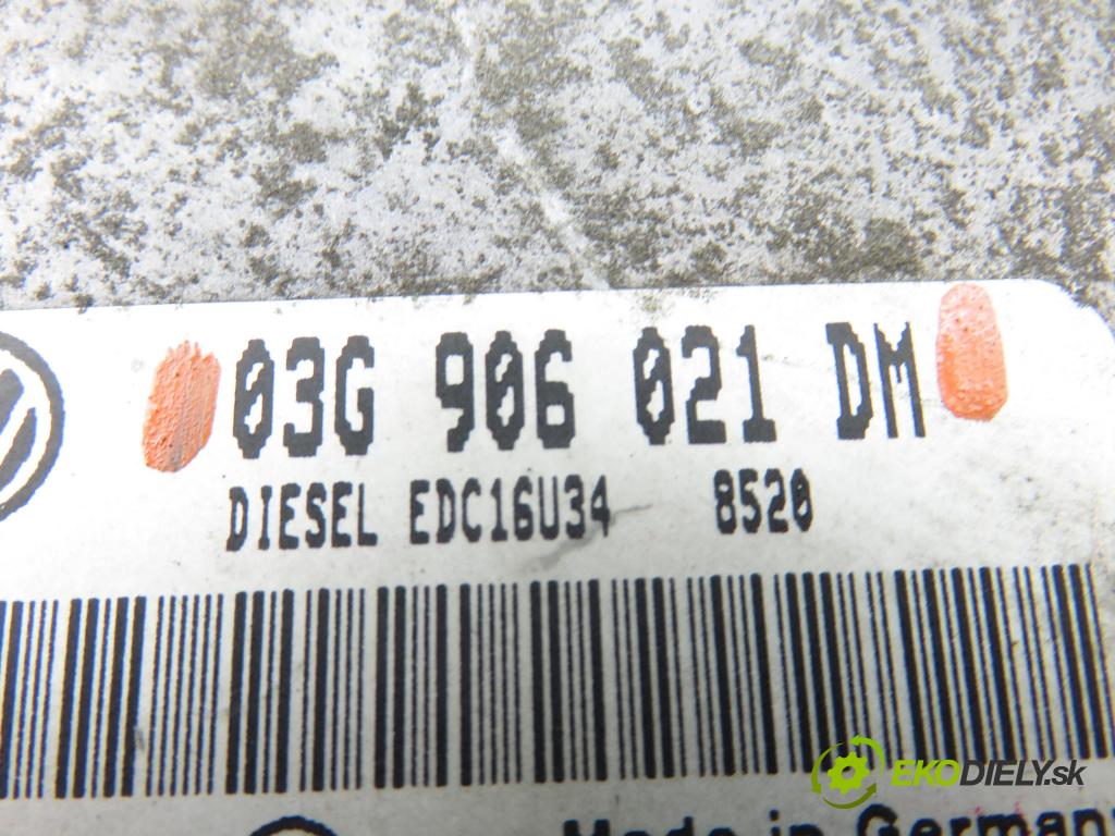 VW TOURAN (1T1, 1T2) MINIVAN 2005 77,00 1.9 TDI - BLS 1896,00 Riadiaca jednotka Motor 0281012737 ; 03G906021DM