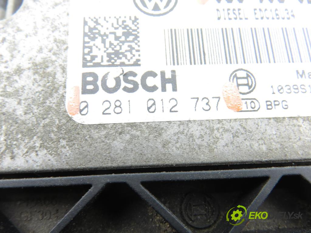 VW TOURAN (1T1, 1T2) MINIVAN 2005 77,00 1.9 TDI - BLS 1896,00 Riadiaca jednotka Motor 0281012737 ; 03G906021DM