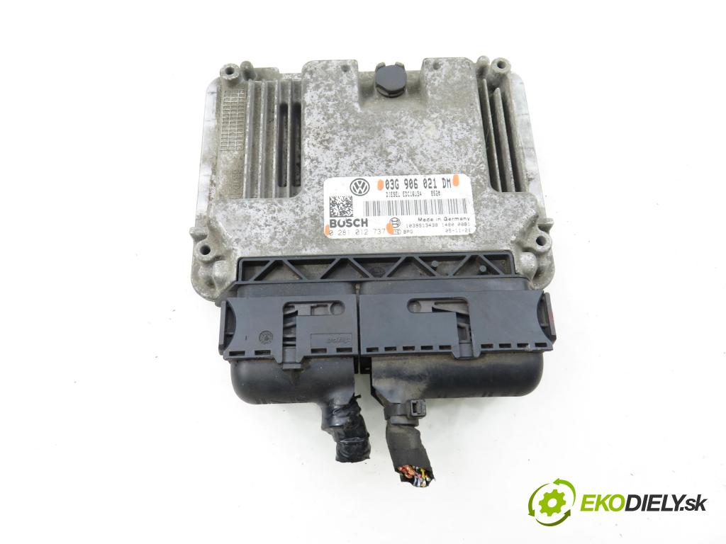 VW TOURAN (1T1, 1T2) MINIVAN 2005 77,00 1.9 TDI - BLS 1896,00 Riadiaca jednotka Motor 0281012737 ; 03G906021DM