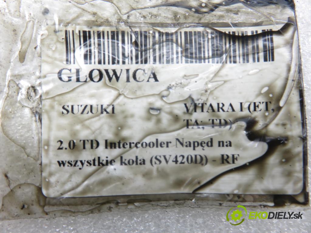 SUZUKI VITARA (ET, TA, TD) TERENOWY 1996 64,00 2.0 TD Intercooler Napęd na wszystkie koła (SV420D 1998,00 hlava