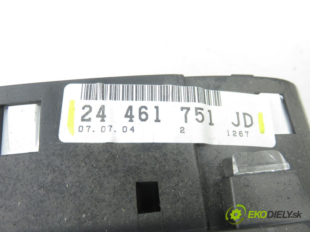 OPEL ZAFIRA A Nadwozie Wielkopojemne (MPV) (T98)  MINIVAN 2004 74,00 1.6 16V - Z 16 XE 1598,00 prístrojovka elektrický 24461751JD