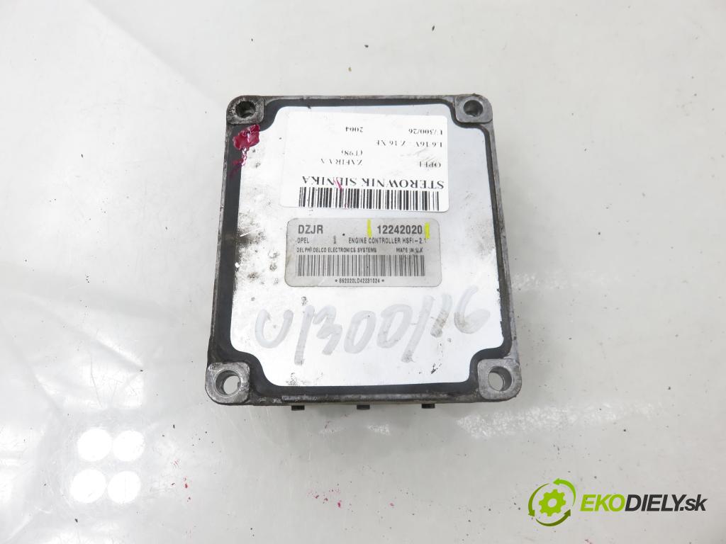 OPEL ZAFIRA A Nadwozie Wielkopojemne (MPV) (T98)  MINIVAN 2004 74,00 1.6 16V - Z 16 XE 1598,00 Riadiaca jednotka Motor 12242020
