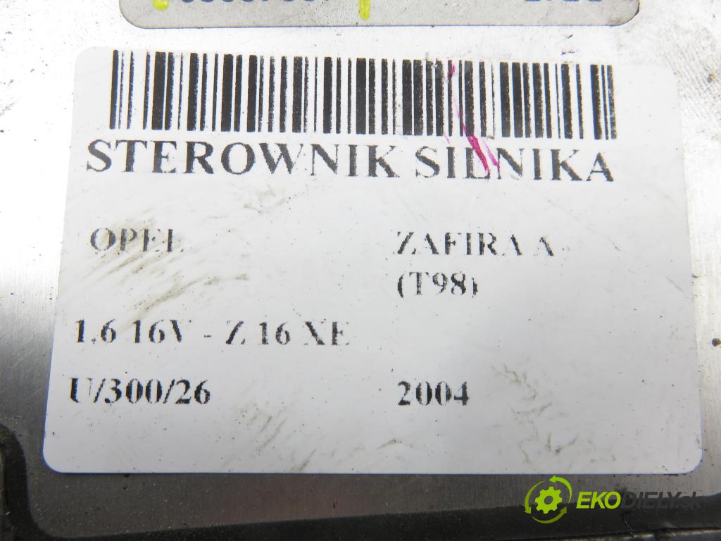 OPEL ZAFIRA A Nadwozie Wielkopojemne (MPV) (T98)  MINIVAN 2004 74,00 1.6 16V - Z 16 XE 1598,00 Riadiaca jednotka Motor 12242020