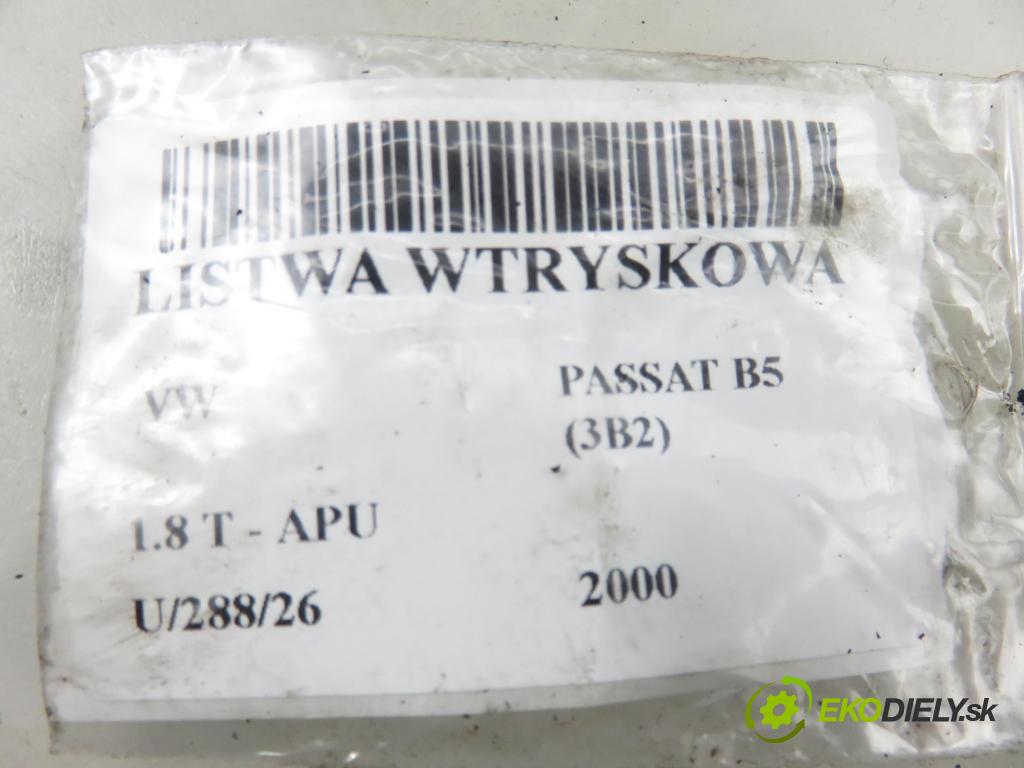 VW PASSAT B5 (3B2) SEDAN 2000 110,00 1.8 T - APU 1781,00 lišta vstřikovací 06B133551B ; 0280155825 (Vstřikovací lišta)
