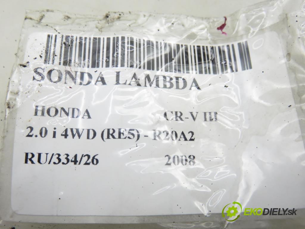 HONDA CR-V III (RE_) SUV 2008 110,00 2.0 i 4WD (RE5) - R20A2 1997,00 sonda lambda 2112002490 (Lambda sonda)