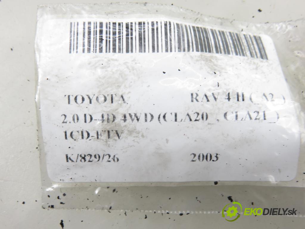 TOYOTA RAV 4 II (_A2_) SUV 2003 85,00 2.0 D-4D 4WD 116 - 1CD-FTV 1995,00 rúrka PŘEVOD VSTŘIKOVAČE: