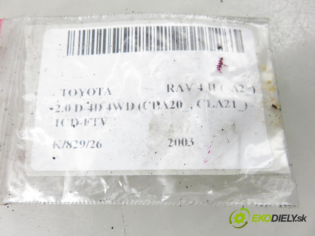 TOYOTA RAV 4 II (_A2_) SUV 2003 85,00 2.0 D-4D 4WD 116 - 1CD-FTV 1995,00 rúrky VSTREKOVAČE: