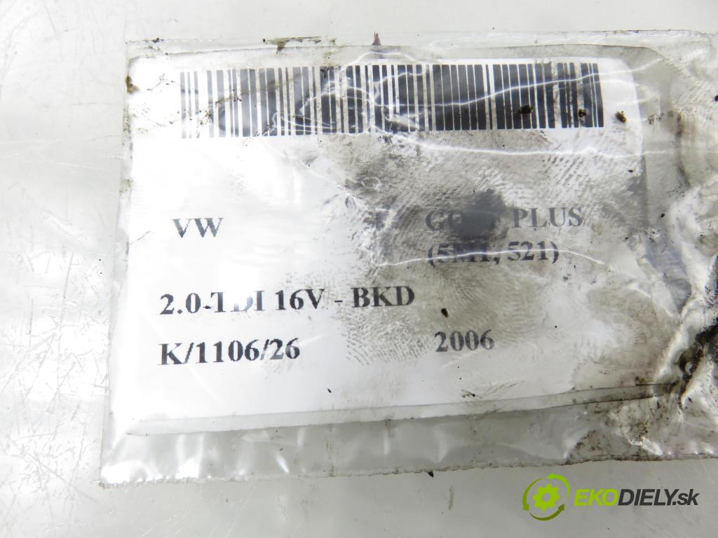 VW GOLF PLUS (5M1, 521) MINIVAN 2006 103,00 2.0 TDI 16V - BKD 1968,00 vstříkovač 03G130073G ; 0414720404 (Vstřikovač paliva)