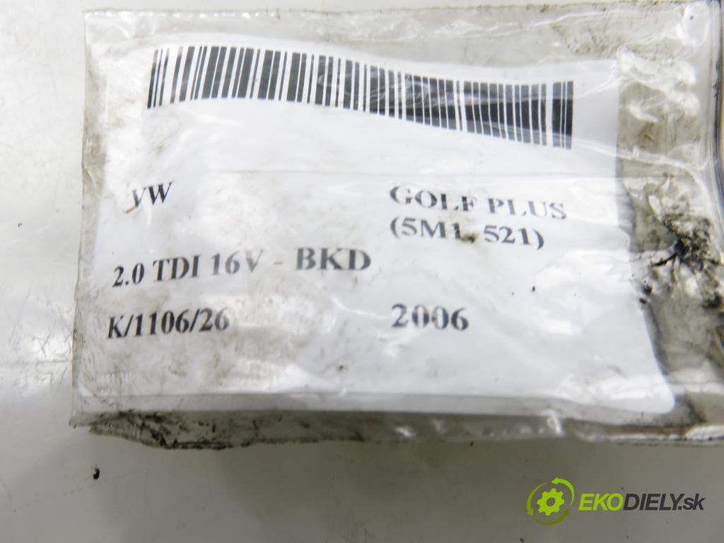 VW GOLF PLUS (5M1, 521) MINIVAN 2006 103,00 2.0 TDI 16V - BKD 1968,00 vstříkovač 03G130073G ; 0414720404 (Vstřikovač paliva)