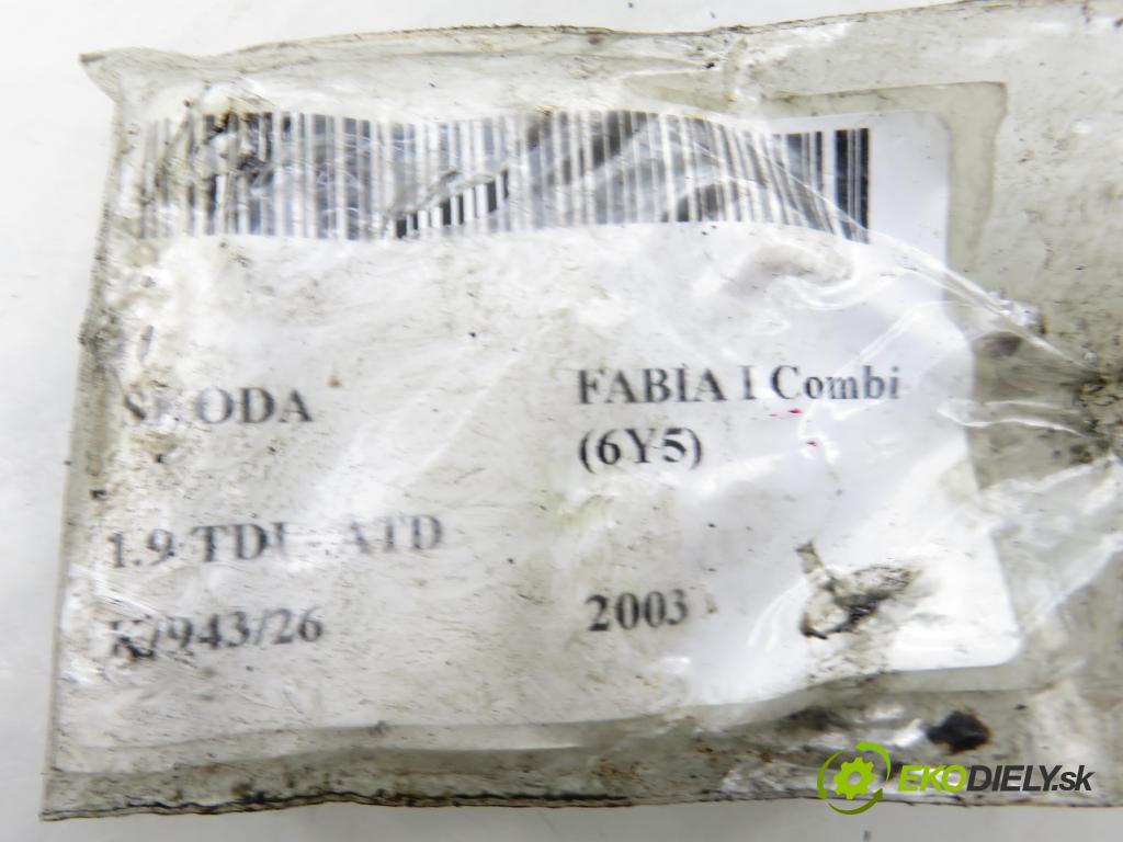 SKODA FABIA I Combi (6Y5) KOMBI 2003 74,00 1.9 TDI - ATD 1896,00 vstříkovač 038130073AJ ; 0414720037 (Vstřikovač paliva)