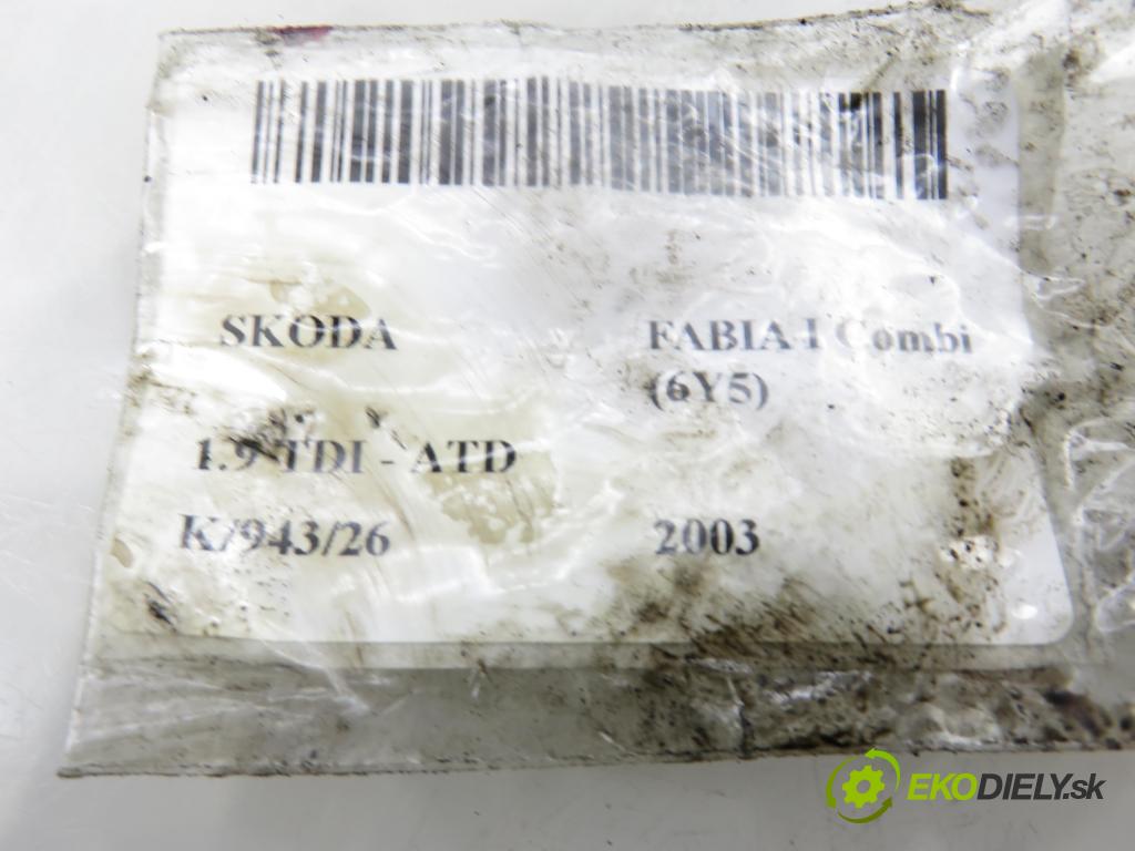SKODA FABIA I Combi (6Y5) KOMBI 2003 74,00 1.9 TDI - ATD 1896,00 vstříkovač 038130073AJ ; 0414720037 (Vstřikovač paliva)