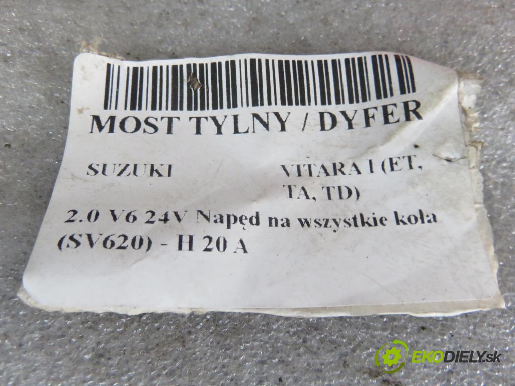 SUZUKI VITARA (ET, TA, TD) TERENOWY 1996 100,00 2.0 V6 24 136 (SV620) - H 20 A 1998,00 Most zadný / ,diferenciál