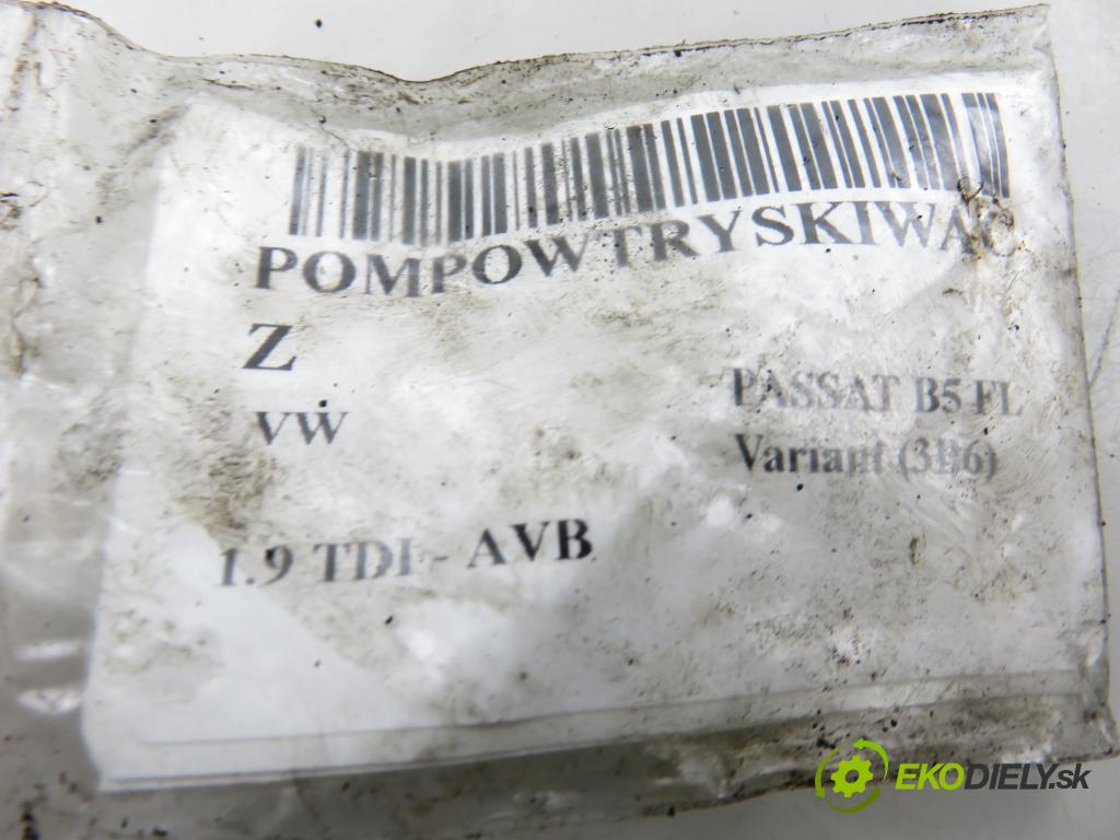 VW PASSAT B5.5 Variant (3B6) KOMBI 2001 74,00 1.9 TDI PD 101 - AVB 1896,00 vstříkovač 038130073AJ ; 0414720037 (Vstřikovač paliva)