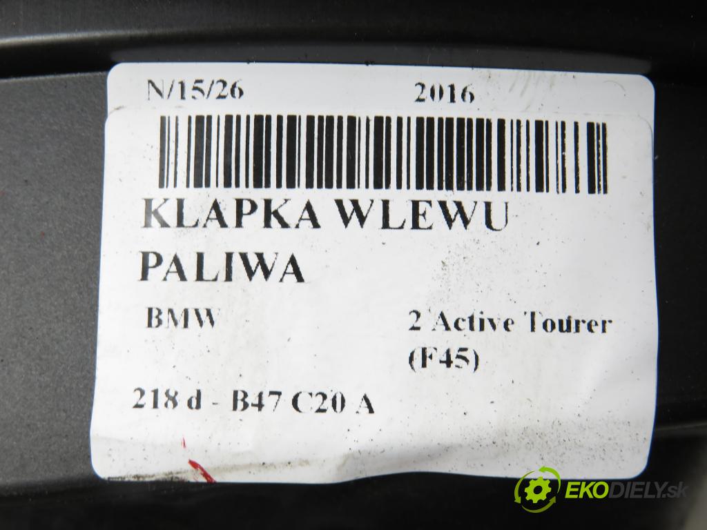 BMW 2 Active Tourer (F45) MINIVAN 2016 110,00 218 d 150 - B47 C20 A 1995,00 Dvierka nádrže paliva 7302255 (Kľučka dverí ostatné)