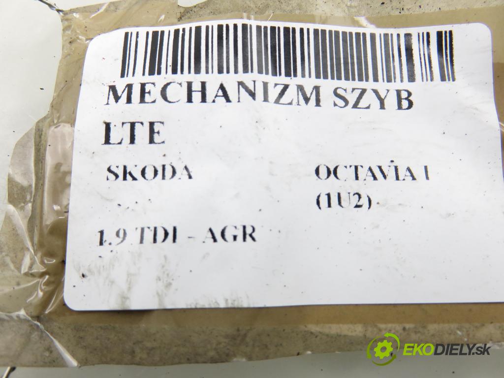 SKODA OCTAVIA I (1U2) KOMBI 2002 66,00 1.9 TDI - AGR 1896,00 Mechanizmus okien 104419302