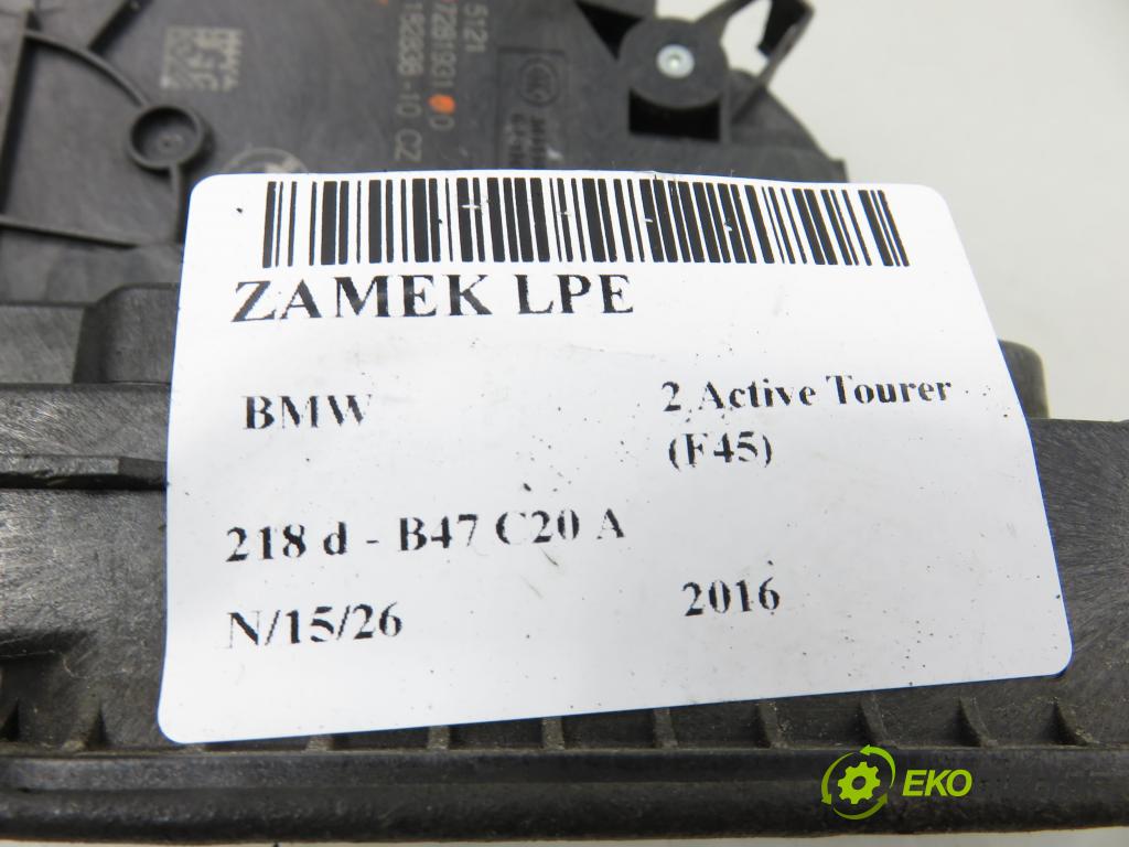 BMW 2 Active Tourer (F45) MINIVAN 2016 110,00 218 d 150 - B47 C20 A 1995,00 zámok 7281931