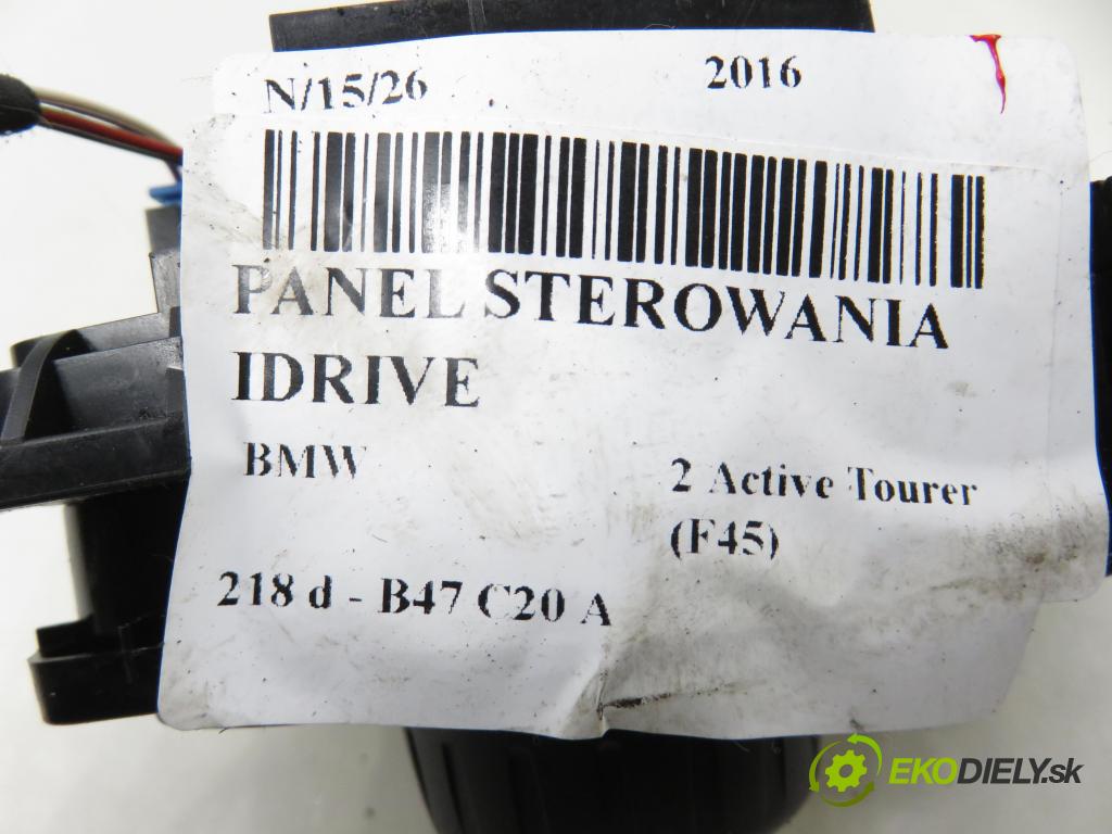 BMW 2 Active Tourer (F45) MINIVAN 2016 110,00 218 d 150 - B47 C20 A 1995,00 Panel ovládania IDRIVE 9381678