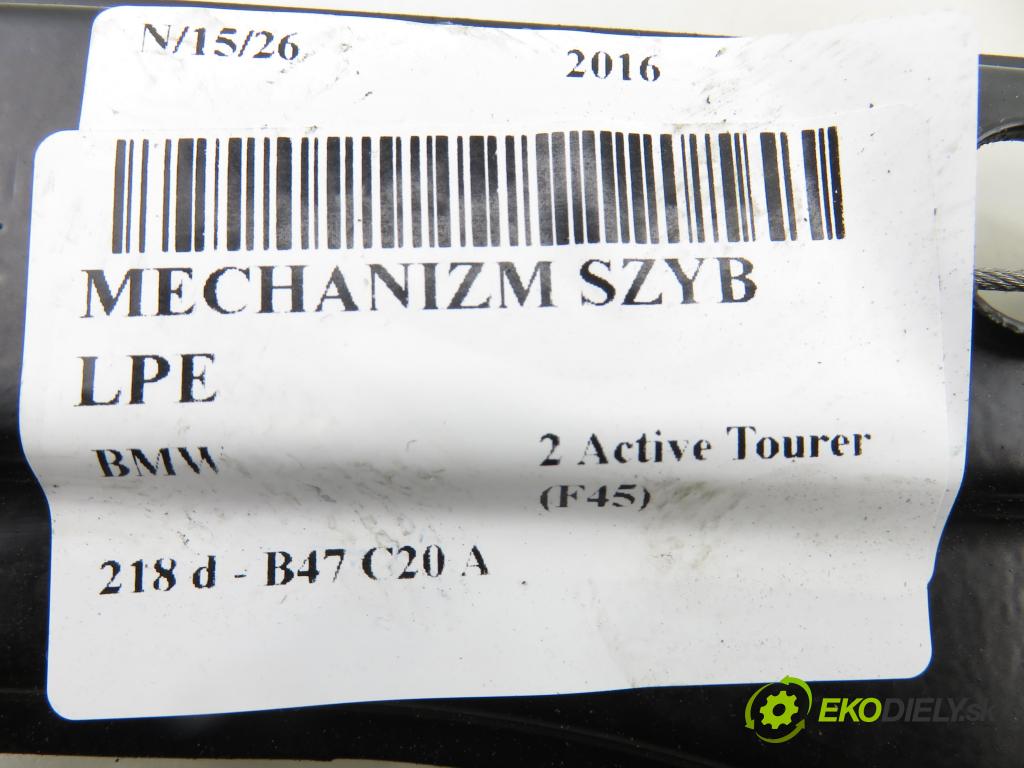 BMW 2 Active Tourer (F45) MINIVAN 2016 110,00 218 d - B47 C20 A 1995,00 mechanismus oken 2579945