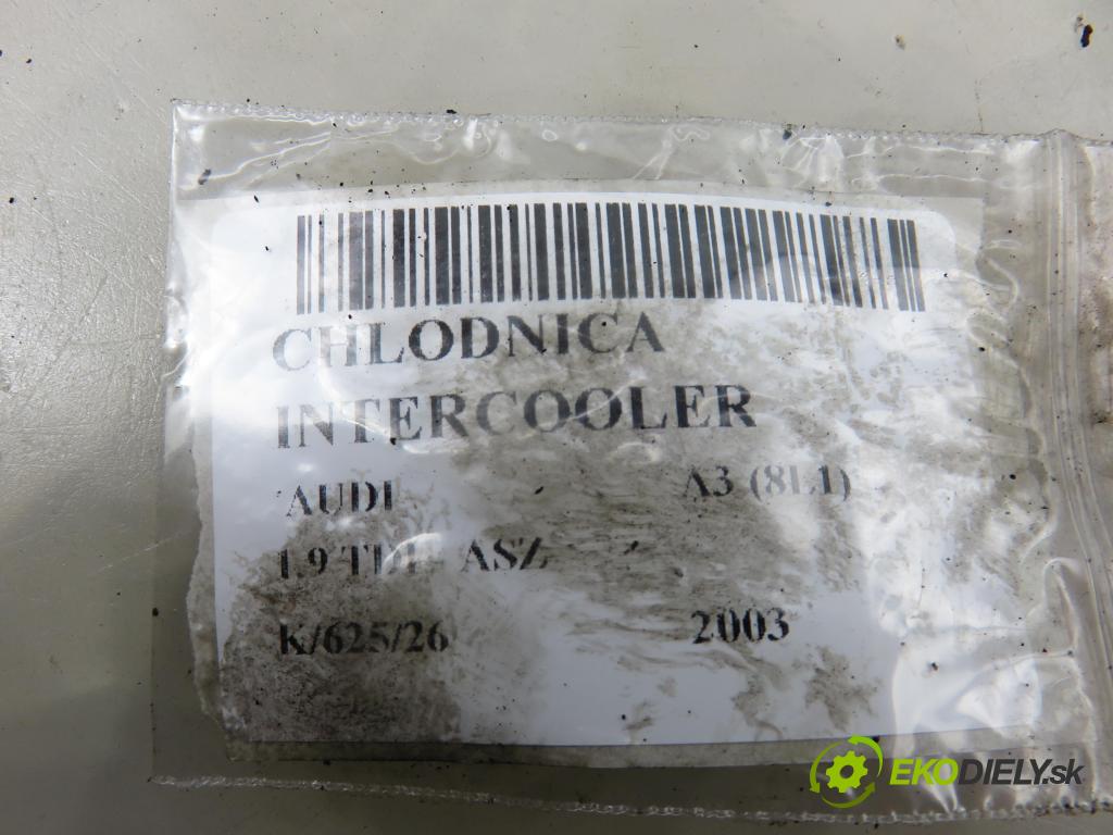 AUDI A3 (8L1) HB 2003 96,00 1.9 TDI - ASZ 1896,00 chladič intercooler 1J0145803M