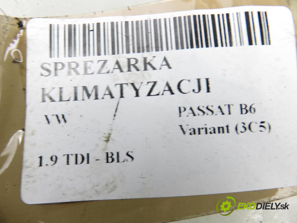 VW PASSAT B6 Variant (3C5) KOMBI 2006 77,00 1.9 TDI - BLS 1896,00 KOMPRESOR: klimatizácie 1K0820803S (Kompresor klimatizácie)