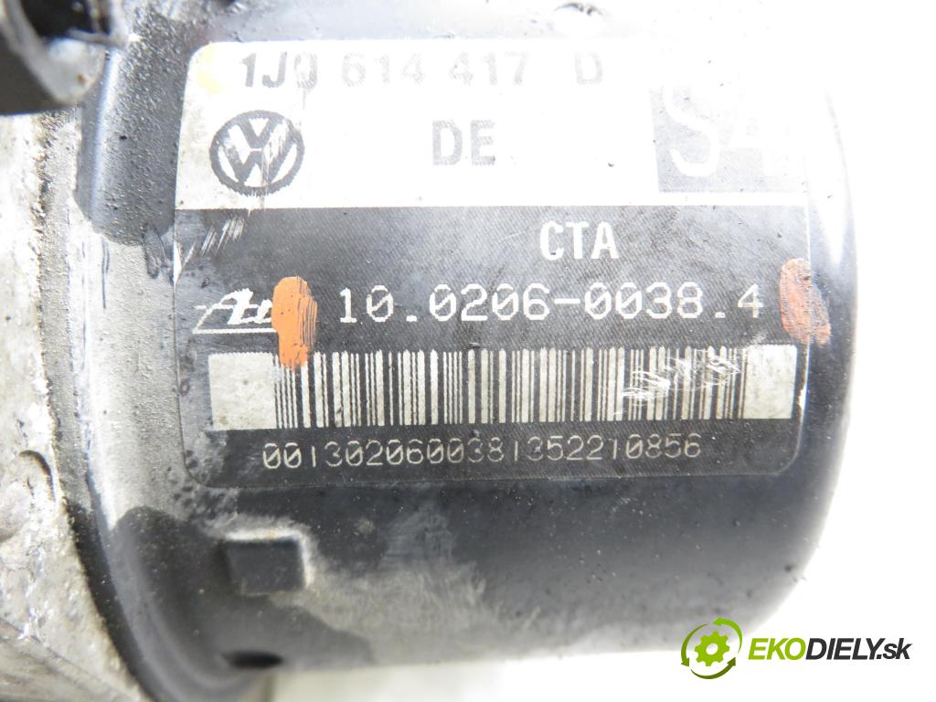 SKODA OCTAVIA I (1U2) KOMBI 2002 66,00 1.9 TDI - AGR 1896,00 Pumpa ABS 10096003163 ; 1C0907379K ; 10020600384 (Pumpa ABS)
