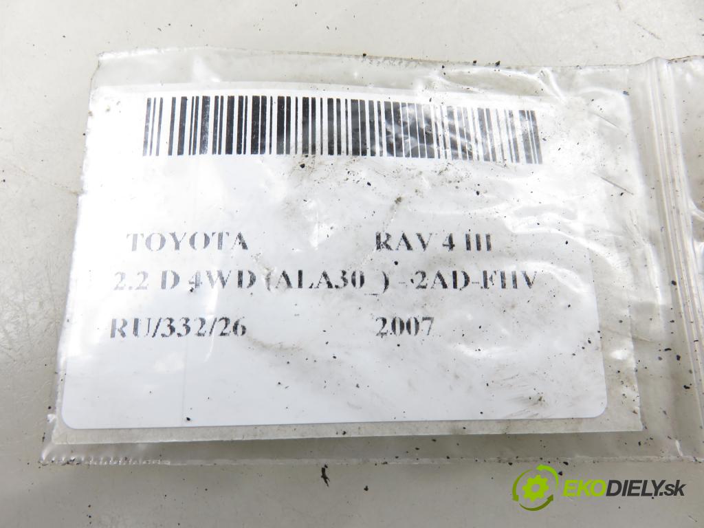 TOYOTA RAV 4 III (_A3_) SUV 2007 130,00 2.2 D 4WD (ALA30_) - 2AD-FHV 2231,00 rúrky VSTREKOVAČE: