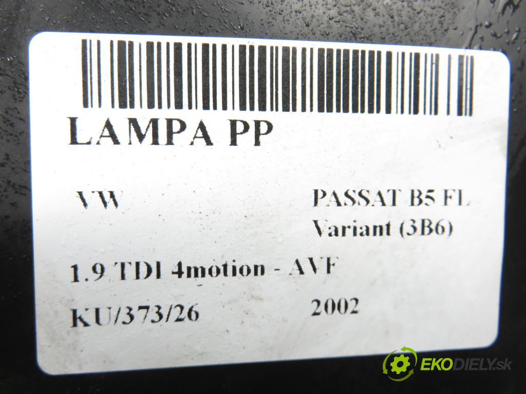 VW PASSAT B5.5 Variant (3B6) KOMBI 2002 96,00 1.9 TDI 4motion - AVF 1896,00 Svetlo PP