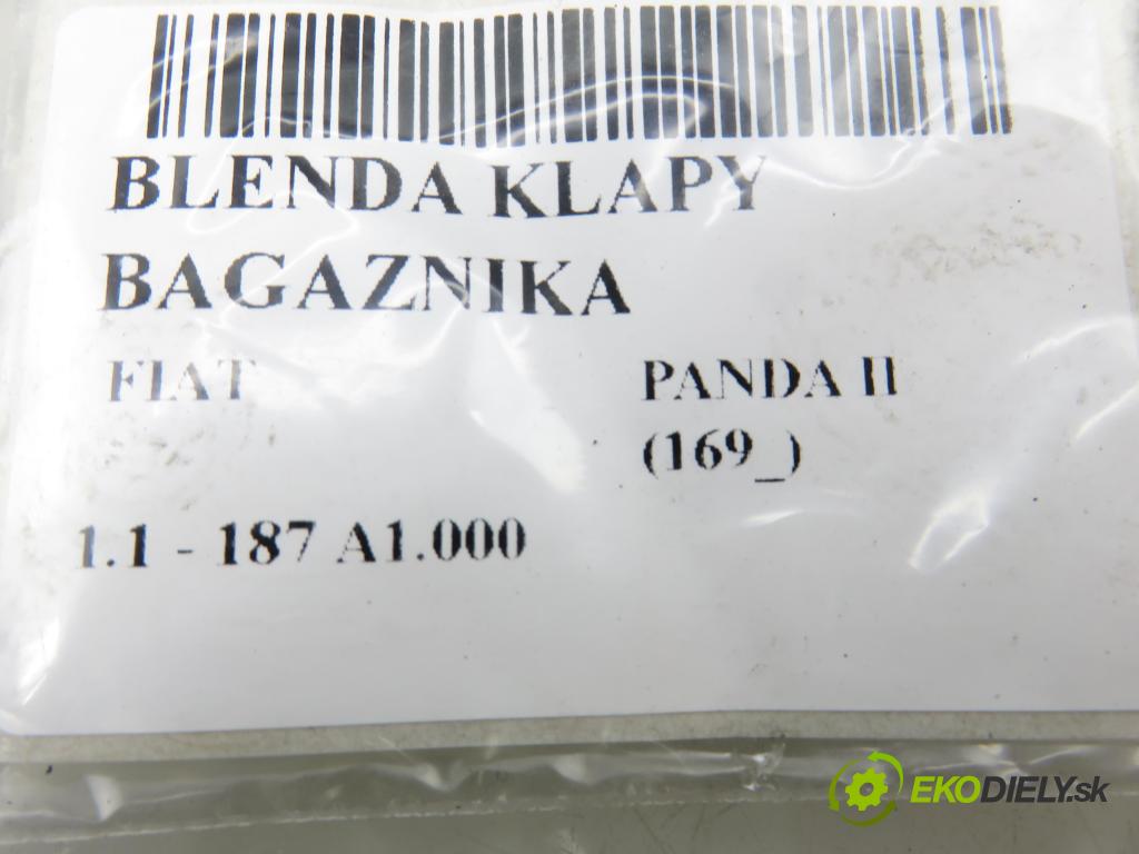 FIAT PANDA (169_) HB 2005 40,00 1.1 - 187 A1.000 1108,00 zadní část - čelo dveří kufr