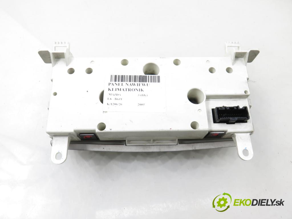 MAZDA 3 (BK) HB 2005 77,00 1.6 - B6ZE 1598,00 Panel topení KLIMATRONIK K1900BP4M