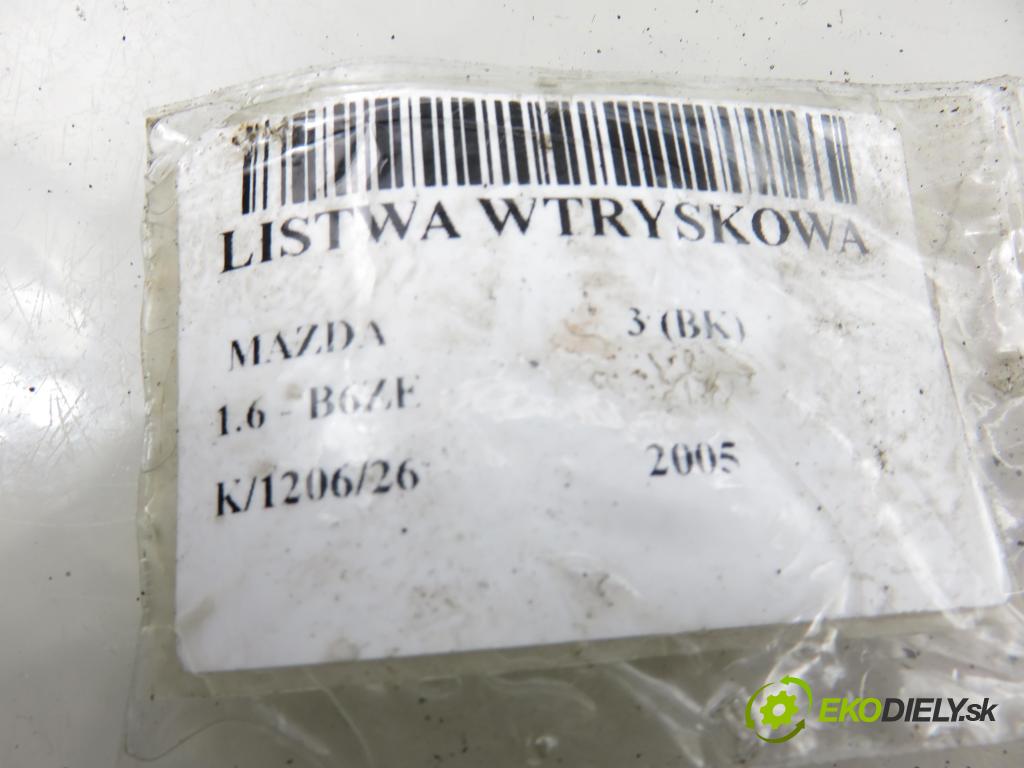 MAZDA 3 (BK) HB 2005 77,00 1.6 - B6ZE 1598,00 Lišta vstrekovacia 1955003310 (Vstrekovacia lišta)