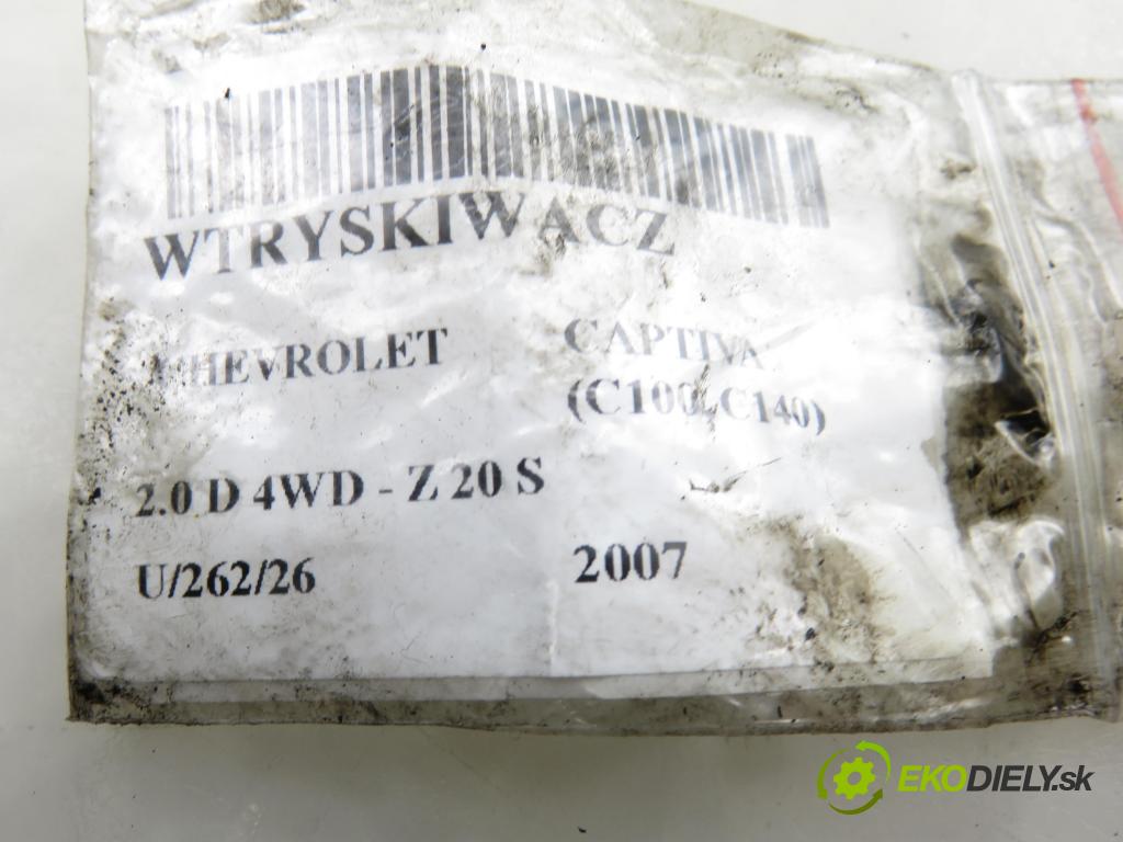 CHEVROLET CAPTIVA (C100, C140) SUV 2007 110,00 2.0 D 4WD 1991,00 vstrekovač 0445110270 ; 96440397 (Vstrekovač paliva)