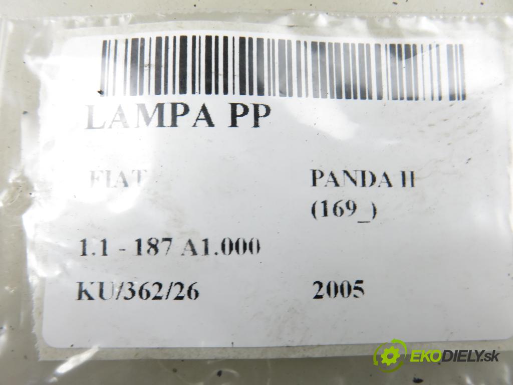 FIAT PANDA (169_) HB 2005 40,00 1.1 54 - 187 A1.000 1108,00 světlo PP