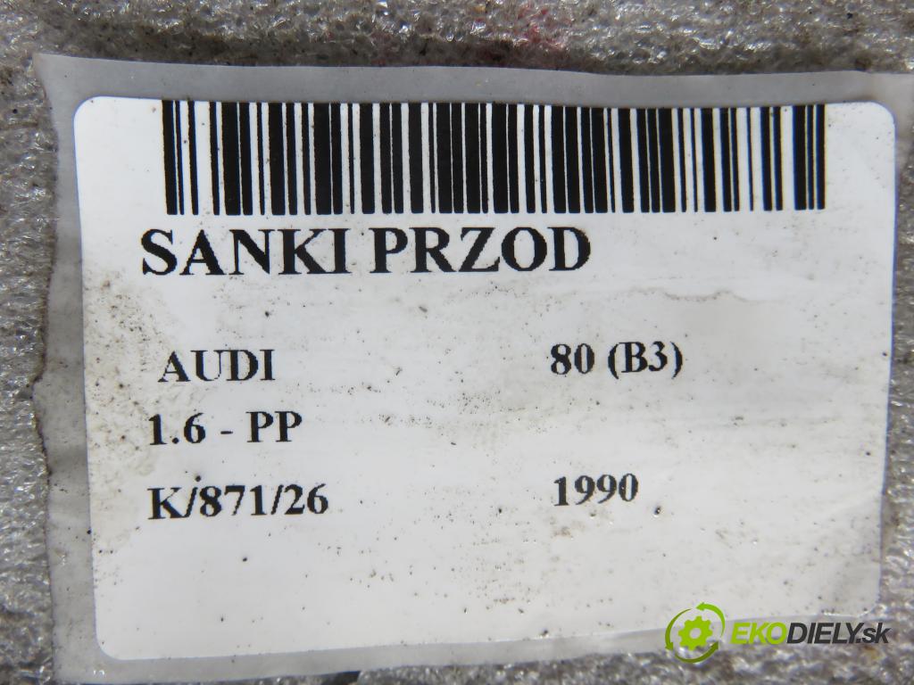 AUDI 80 (89, 89Q, 8A, B3) SEDAN 1990 51,00 1.6 - PP 1595,00 PŘEDNÍ: