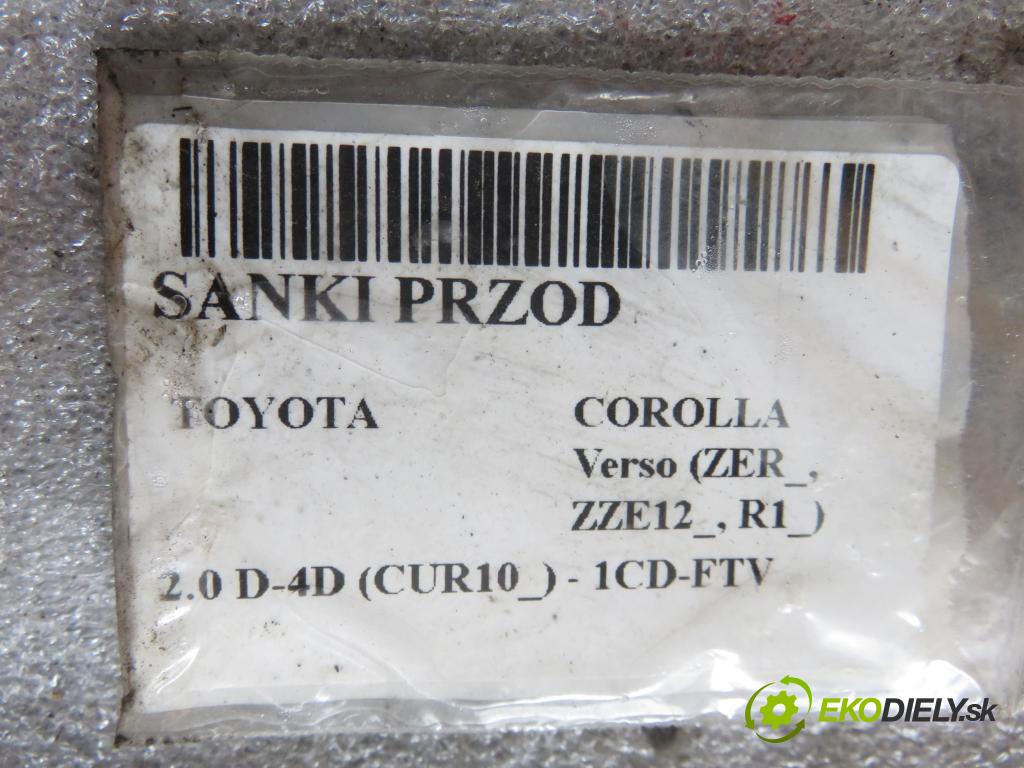 TOYOTA COROLLA Verso (ZER_, ZZE12_, R1_) MINIVAN 2005 85,00 2.0 D-4D (CUR10_) - 1CD-FTV 1995,00 PŘEDNÍ: