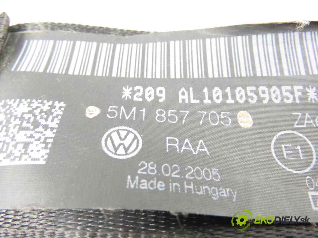 VW GOLF PLUS (5M1, 521) MINIVAN 2005 77,00 1.9 TDI PD 105 - BKC 1896,00 Držiak bezpečnostný LP 5M1857705