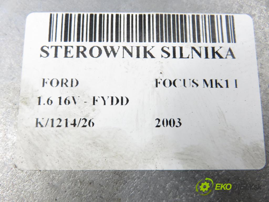 FORD FOCUS (DAW, DBW) HB 2003 74,00 1.6 16V - FYDD 1596,00 Riadiaca jednotka Motor 1M5F12A650BE