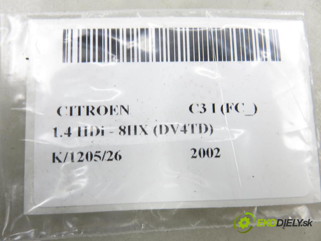CITROEN C3 I (FC_) HB 2002 50,00 1.4 HDi 8V - 8HX 1398,00 RELÉ: JÚN: 51252002 ; 9640469680