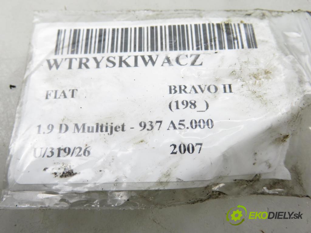 FIAT BRAVO II (198_) HB 2007 110,00 1.9 D Multijet - 937 A5.000 1910,00 vstrekovač 0445110243 (Vstrekovač paliva)