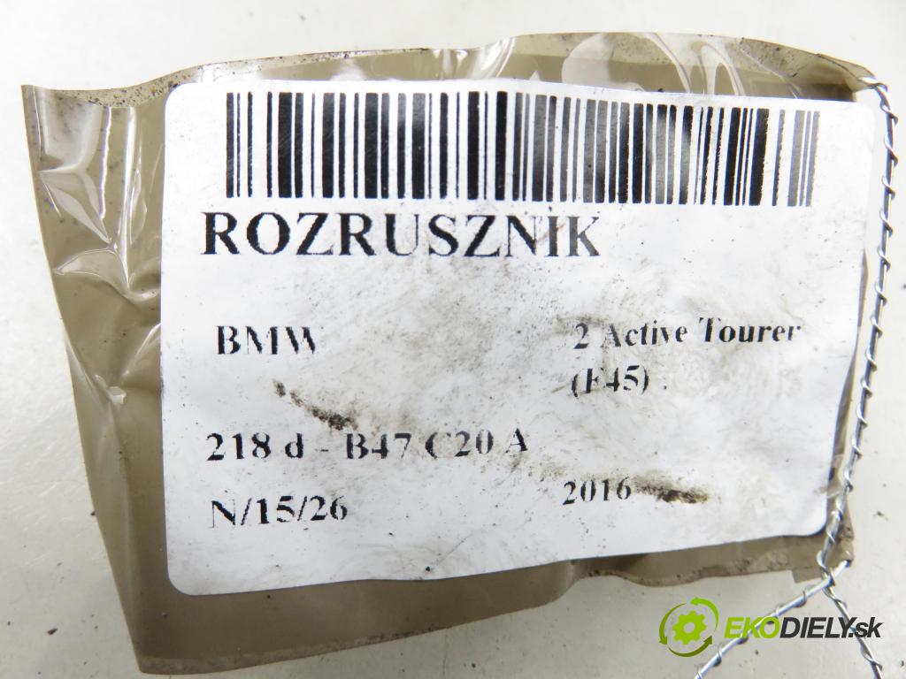 BMW 2 Active Tourer (F45) MINIVAN 2016 110,00 218 d 150 - B47 C20 A 1995,00 Štartér 8570845 ; 4380000483 (Štartér)