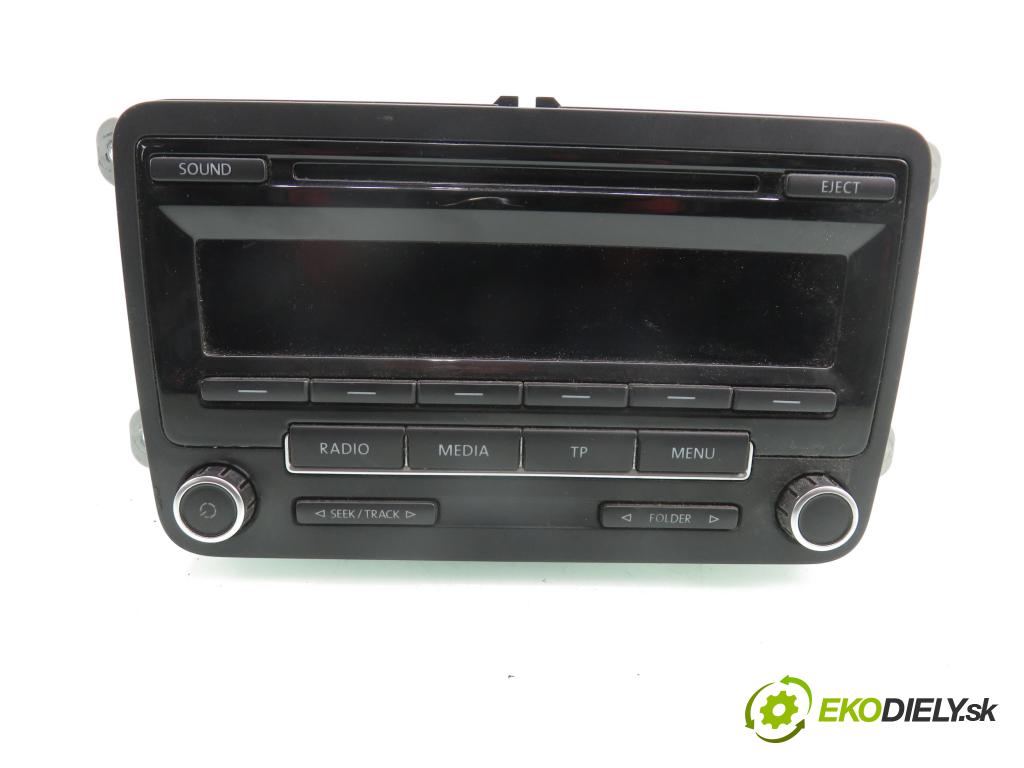 VW GOLF PLUS (5M1, 521) MINIVAN 2006 103,00 2.0 TDI 16V - BKD 1968,00 RADIO CD 5M0035186J