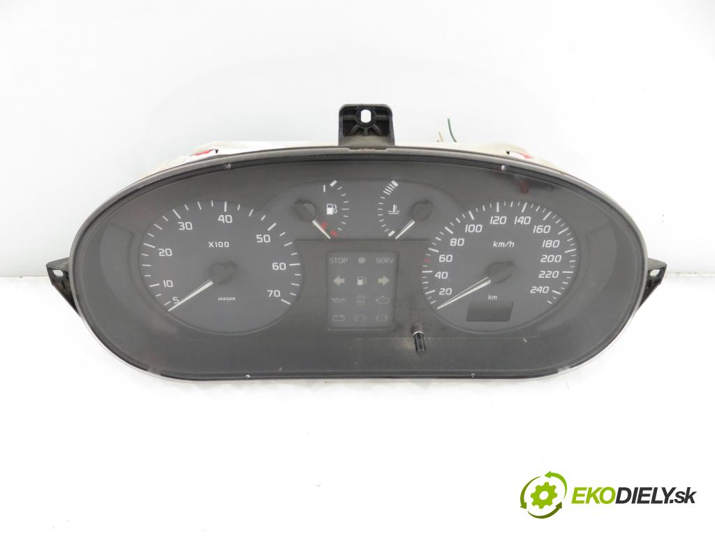RENAULT MEGANE I (BA0/1_) HB 2002 59,00 1.9 dTi (BA1U) - F9Q 744 1870,00 Prístrojovka elektrický 8200071811