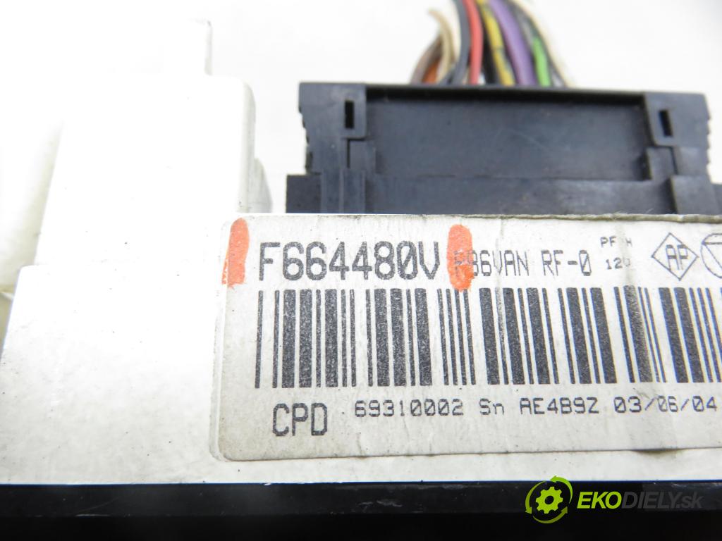 CITROEN C3 I (FC_) HB 2002 50,00 1.4 HDi 8V - 8HX 1398,00 Panel kúrenia KLIMATIZACE: F664480V
