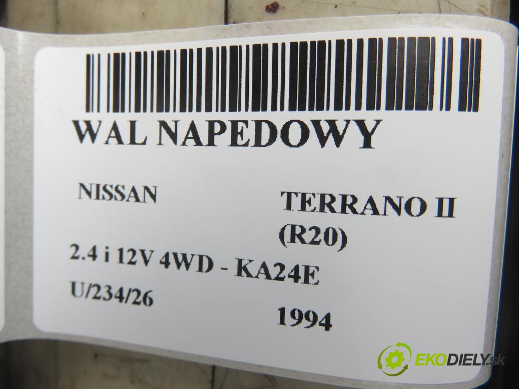 NISSAN TERRANO II (R20) TERENOWY 1994 91,00 2.4 i 12V 4WD 124 - KA24E 2389,00 hriadeľ JAZDA: