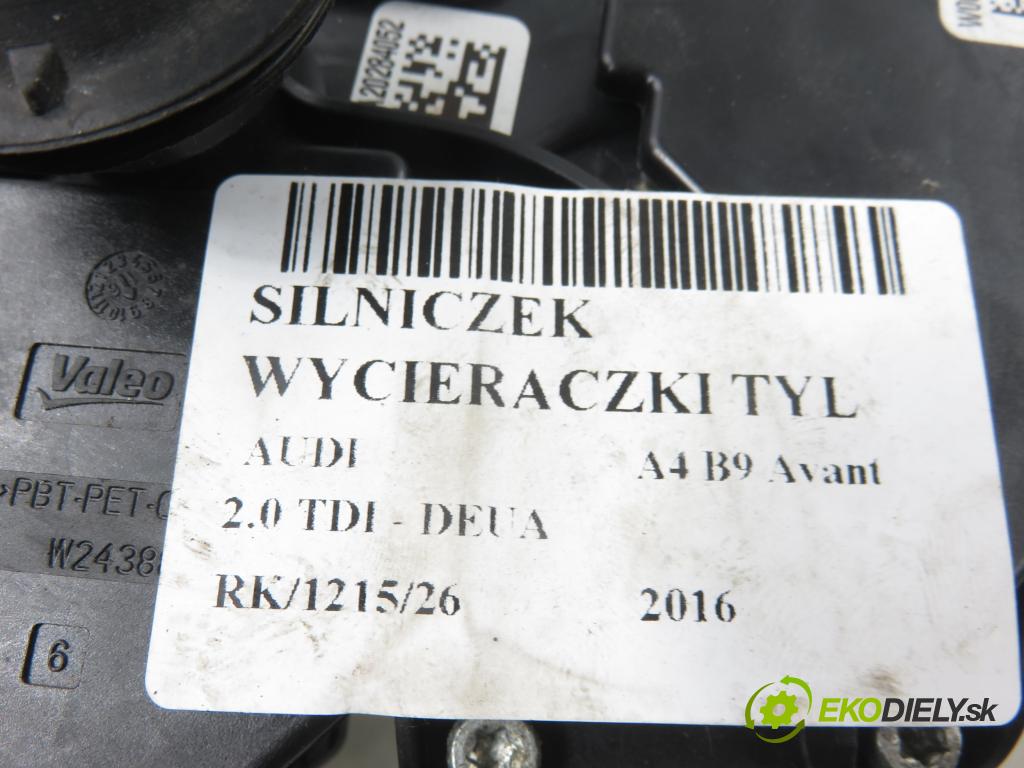 AUDI A4 Avant (8W5, B9) KOMBI 2016 110,00 2.0 TDI - DEUA 1968,00 Motorček stierače zadné 4M0955711A ; W000064341