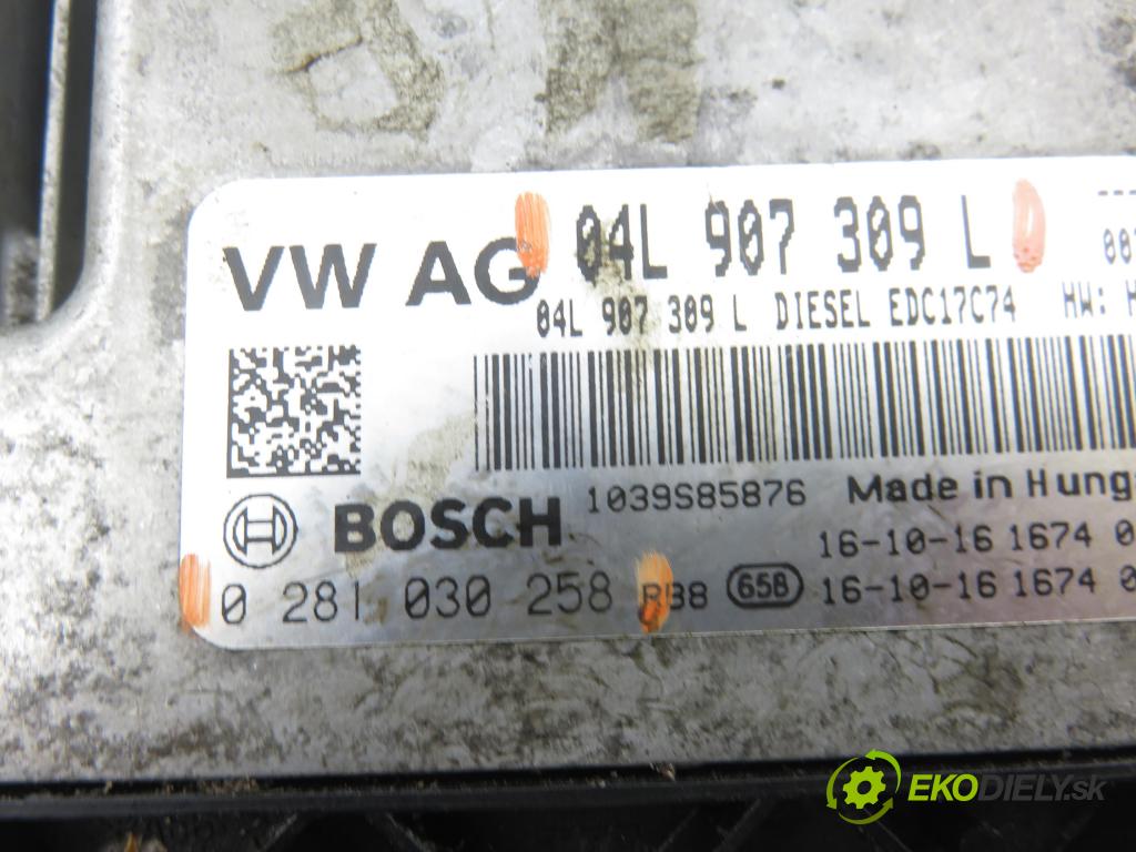 AUDI A4 Avant (8W5, B9) KOMBI 2016 110,00 2.0 TDI - DEUA 1968,00 Riadiaca jednotka Motor 0281030258 ; 04L907309L