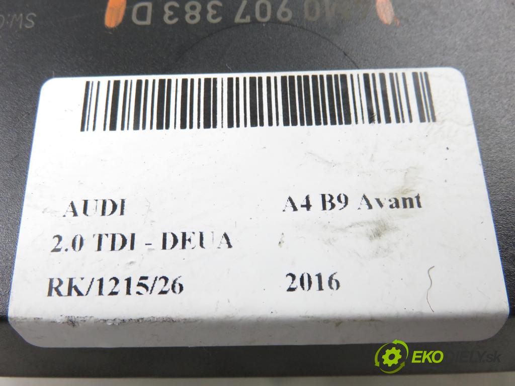 AUDI A4 Avant (8W5, B9) KOMBI 2016 110,00 2.0 TDI - DEUA 1968,00 Riadiaca jednotka ťažného oka 4M0907383D ; 5DS01110321