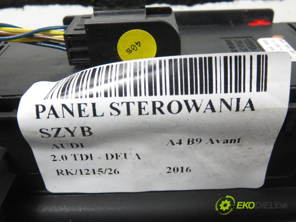 AUDI A4 Avant (8W5, B9) KOMBI 2016 110,00 2.0 TDI - DEUA 1968,00 Panel ovládania okien 8W0959851E