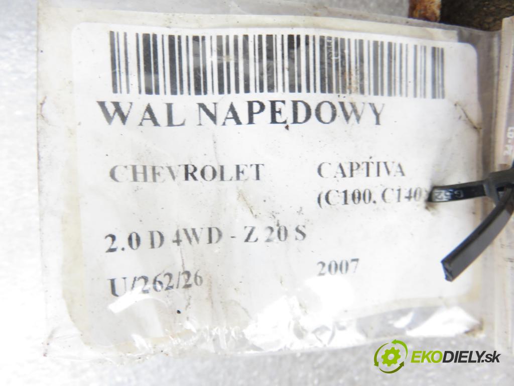 CHEVROLET CAPTIVA (C100, C140) SUV 2007 110,00 2.0 D 4WD 1991,00 hriadeľ JAZDA: 96624771
